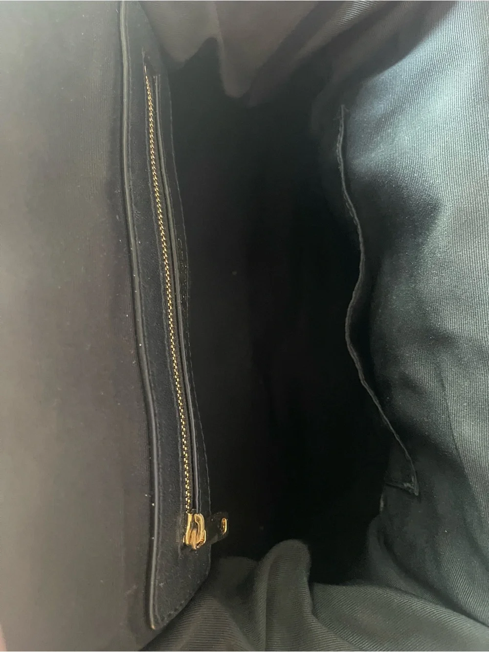 Marc Jacobs Stam Quilted Black Leather Satchel with Gold Chain Strap
